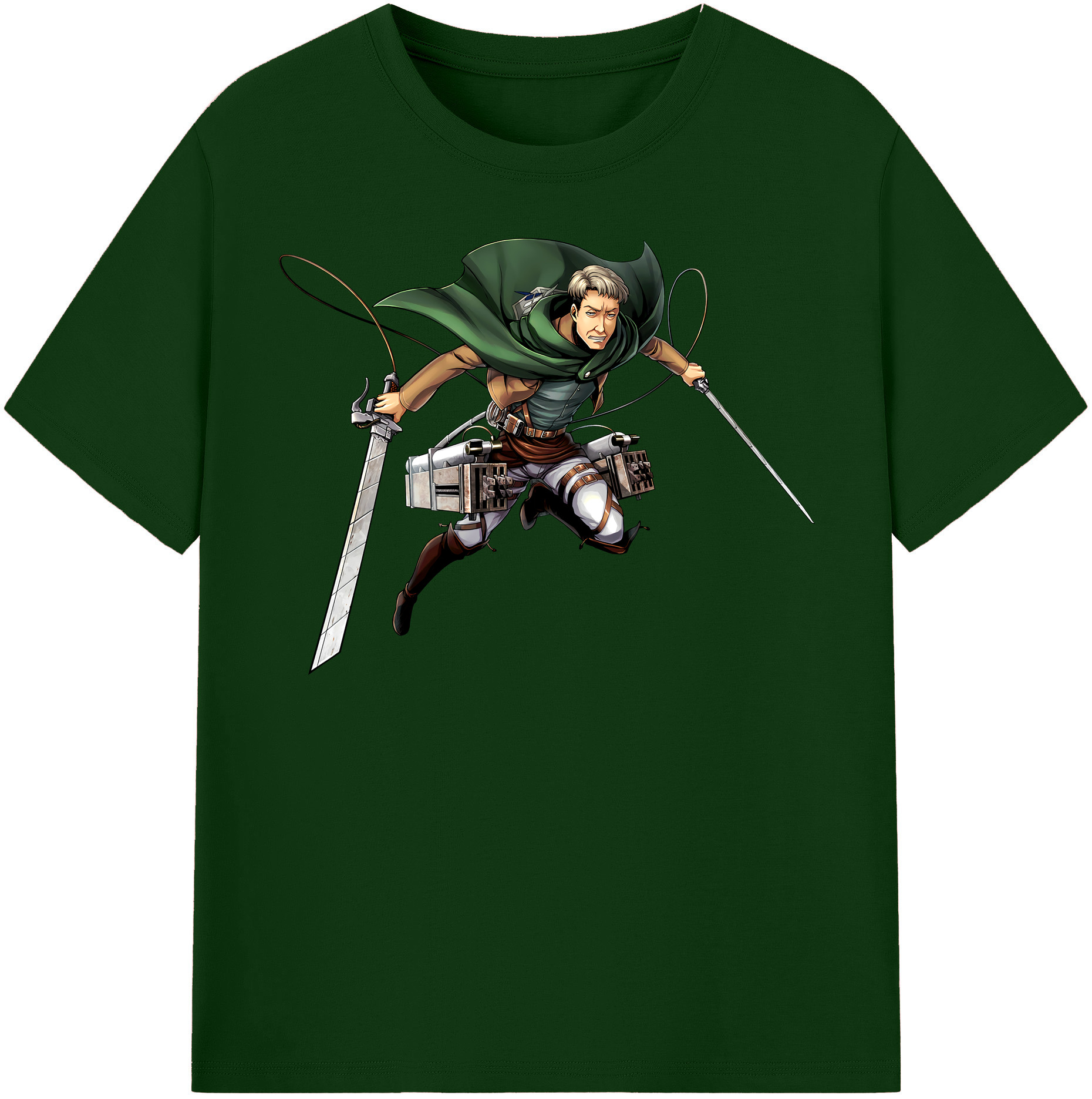 （画像用） 進撃の巨人 Attack on Titan 綿100％半袖Tシャツ（フロントプリント）